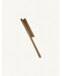Brosse à bijou soie blanche