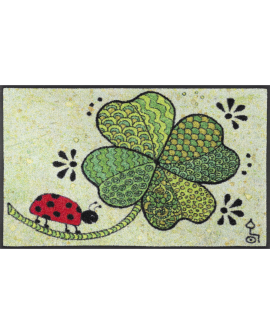TAPIS WASH ABSORBANT WOODEN WELCOME
