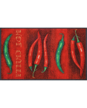 TAPIS WASH  ABSORBANT 60X180CM Hot Chilli