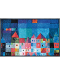 TAPIS WASH  ABSORBANT 40x60CM Colourful Houses