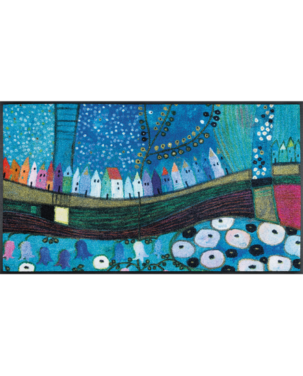 TAPIS WASH  ABSORBANT 40x60CM Colourful Houses