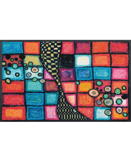 TAPIS WASH  ABSORBANT 40x60CM Stadt in Blau