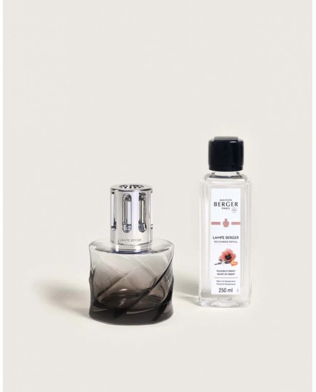 Coffret lampe Berger Spirale Noire