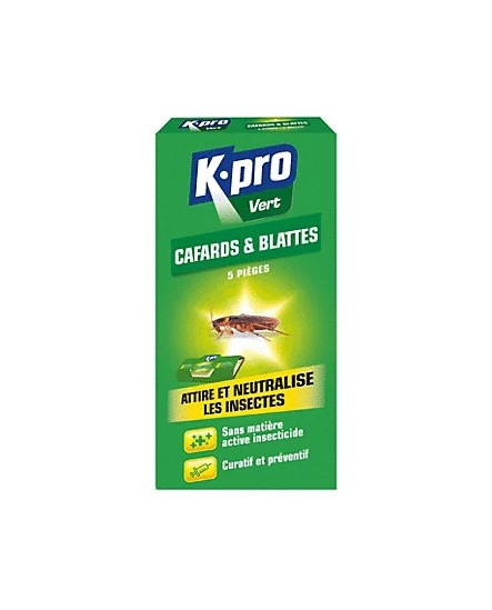 Pièges blattes cafards x5 KAPO