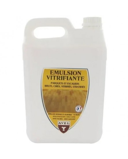 Emulsion vitrifiante pour parquet et escalier - 5 L