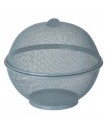 Corbeille à Fruits Kela Como avec Capuchon Anti-Mouche Grey 26,5 cm