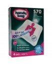 Sac aspirateur handy bag non tissé x4 bosch s70
