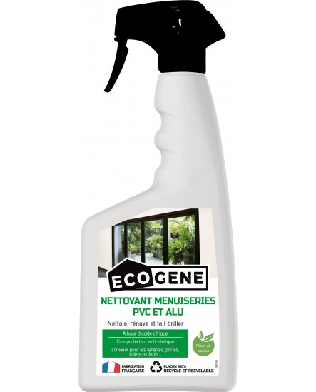 Nettoyant menuiseries pvc alu ecogene 500 ml