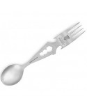 Fourchette + cuillère Forkspinner inox