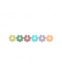 Set de 6 marque-verre fleur LIV WISE