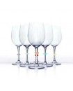 Set de 6 marque-verre fleur LIV WISE