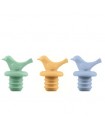 Bouchon à bouteilles en silicone bleu LIV WISE