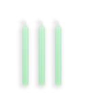 Bougie Classique 7h Point à La Ligne Vert Pastel mjc
