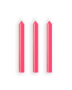 Bougie Classique 7h Point à La Ligne Rose pâle
