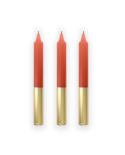 Bougies Bicolores - Terracotta & Or mjc