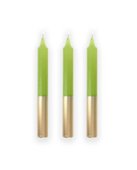 Bougies Bicolores - Terracotta & Or