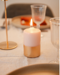 Bougies Piliers - Nude & Or mjc 45 h