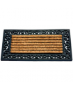IDMAT Tapis Coral en coco forme rectangle 45 x 75 cm