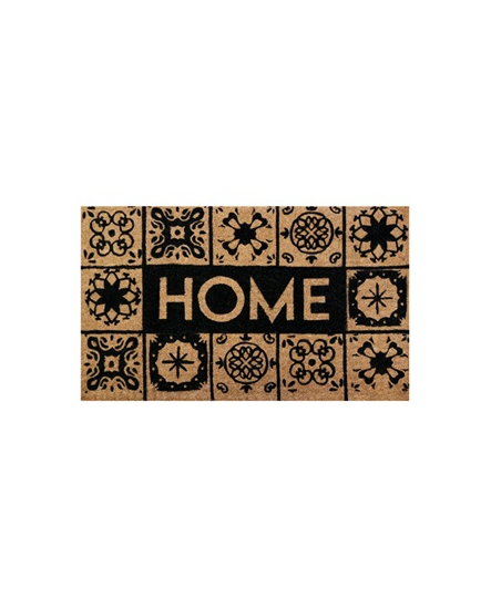 IDMAT Tapis coco naturel 45x75cm épaisseur 35mm home carreau