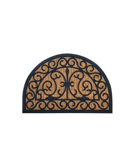 IDMAT Tapis cuba 40x60 cm demi lune volutes