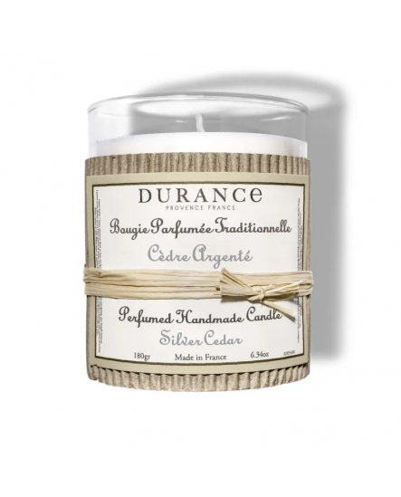 Bougie parfumée Cèdre Argenté 180 g