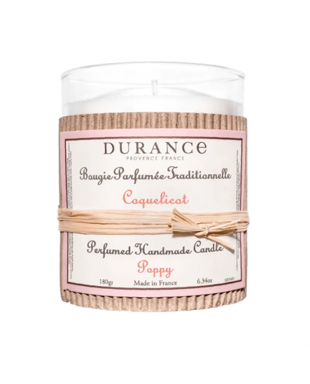 Bougie parfumé Coquelicot DURANCE 180 g