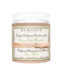 Bougie parfumé Citron Vert-Menthe DURANCE 180 g