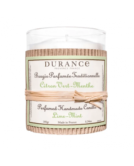 Bougie parfumé Citron Vert-Menthe DURANCE 180 g