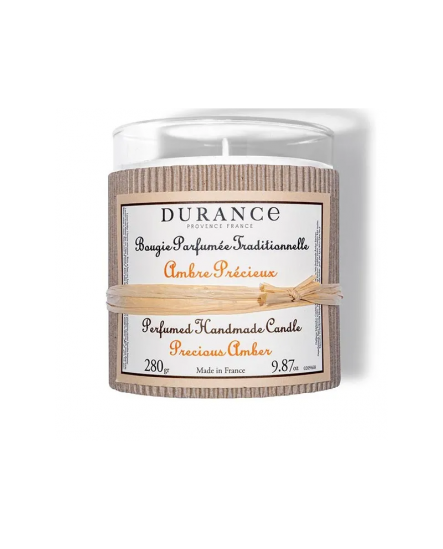 Grande bougie Ambre Précieux DURANCE 280 g