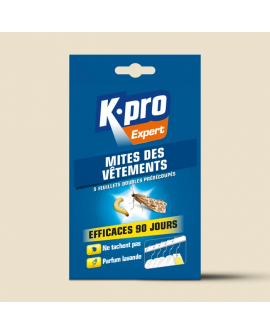 Bandes anti mites 5 feuillets doubles prédécoupés