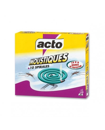 Spirales anti moustiques x10 ACTO
